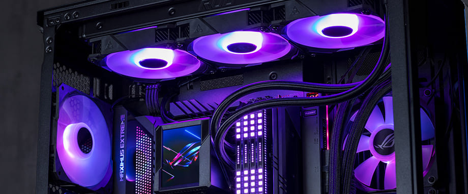 Крутая система водяного охлаждения ASUS для мощного игрового ПК